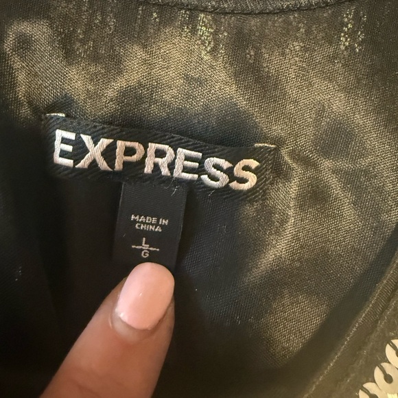 NWT Express Black and Silver Sequin Sheath Mini Dress - Picture 9 of 9